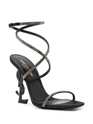 Sandale mit absatz Saint Laurent schwarz
