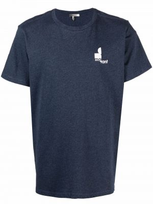 T-shirt à imprimé Marant bleu