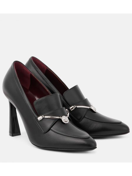 Skinn loafers Magda Butrym svart