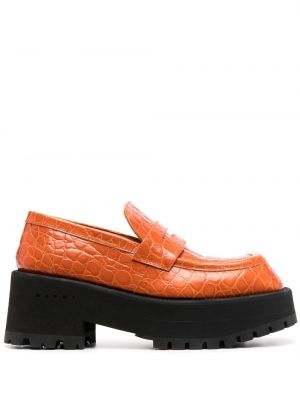 Loafers Marni oransje