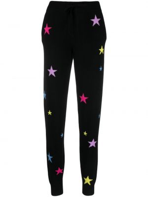 Pantaloni tricotate cu imagine cu stele Chinti & Parker negru