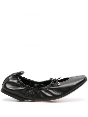 Usnjene nizki čevlji Scarosso črna