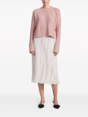 Sweter wełniany Altuzarra różowy