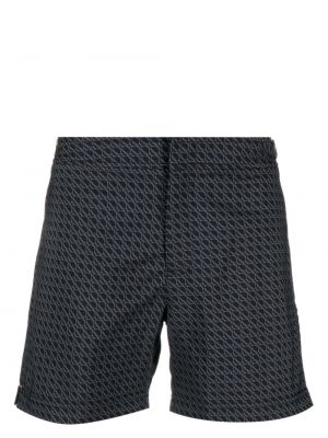 Pantaloni scurți cu imprimeu geometric din jacard Orlebar Brown