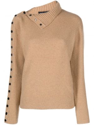 Пуловер с копчета Proenza Schouler кафяво