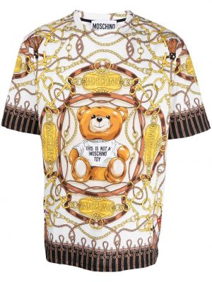 Bomull t-skjorte Moschino