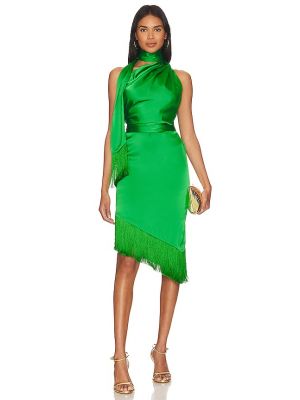 Vestido midi L'academie verde