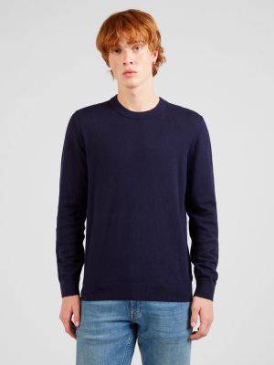 Плетен пуловер Gap черно