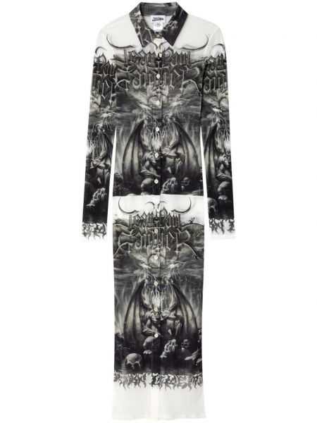 Robe mi-longue à imprimé Jean Paul Gaultier