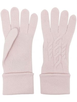 Kašmírové rukavice N.peal ružová