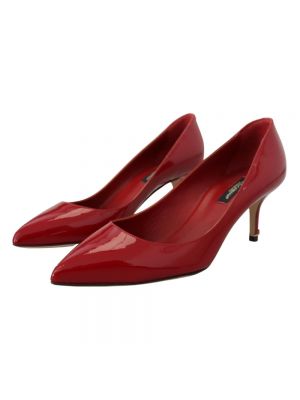 Calzado de charol Dolce & Gabbana rojo