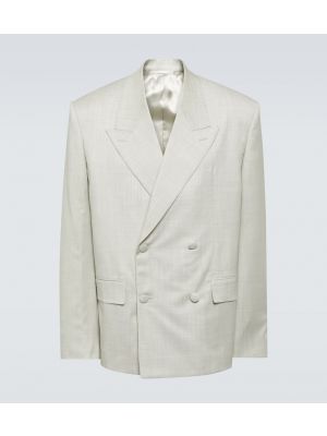 Blazer di lana oversize Givenchy bianco