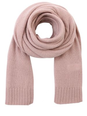 Однотонный кашемировый шарф Agnona розовый