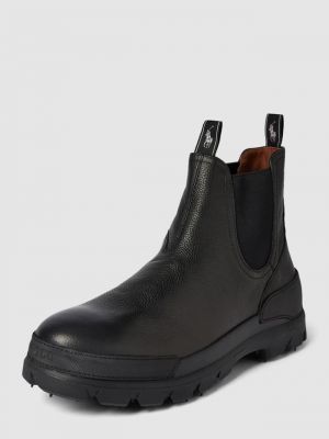 Кожаные ботинки челси Polo Ralph Lauren черные