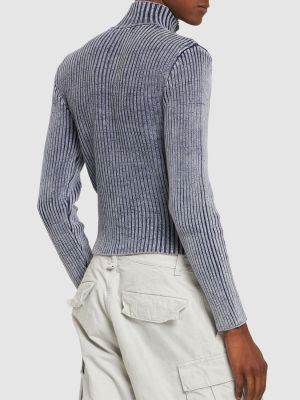 Pull en laine en tricot Jaded London bleu
