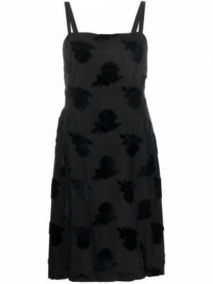 Obleka s cvetličnim vzorcem A.n.g.e.l.o. Vintage Cult črna