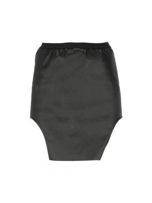 Mini spódniczka bawełniana Rick Owens czarna
