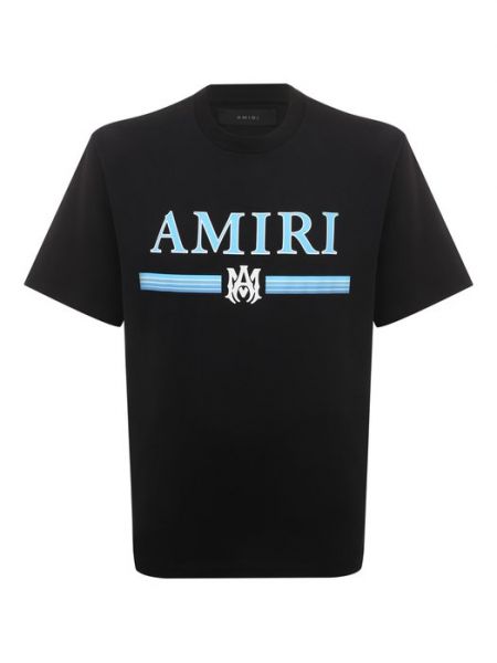 Хлопковая футболка Amiri черная