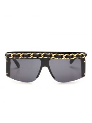 Dabīgās ādas saulesbrilles Chanel Pre-owned
