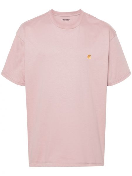 T-shirt aus baumwoll Carhartt Wip pink