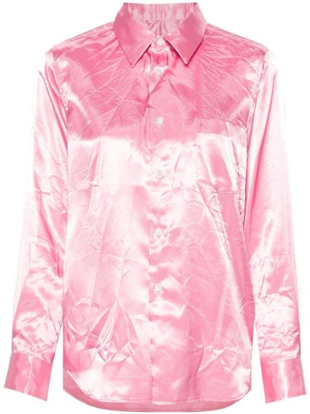 Ilgi marškiniai Comme Des Garçons rožinė