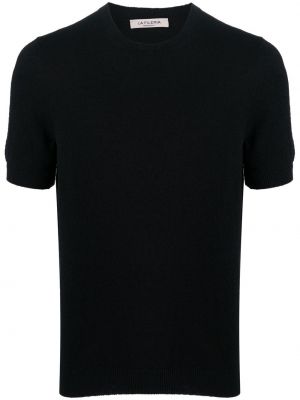 Džersis polo marškinėliai Fileria juoda