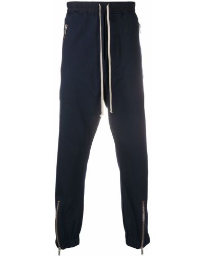 Pantalones de chándal de cintura alta Rick Owens azul