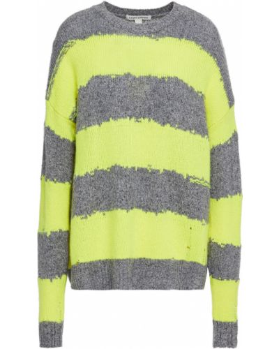 Кашемировый свитер осенний в полоску Autumn Cashmere, серый