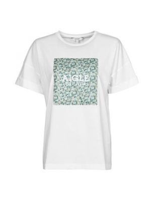 T-shirt Aigle bianco