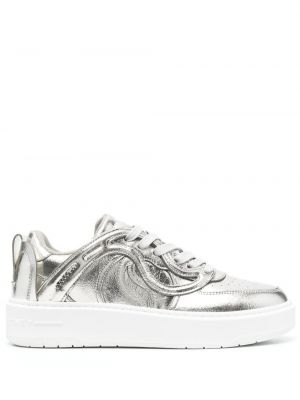 Sneakers con motivo a stelle Stella Mccartney argento