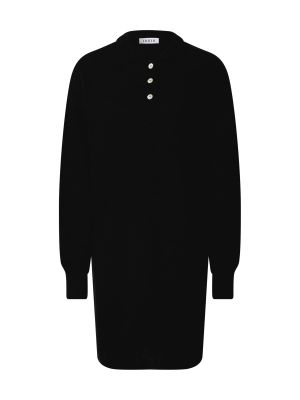 Pletené pletené šaty Edited čierna