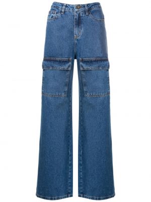 Jeans baggy Luiza Botto blu