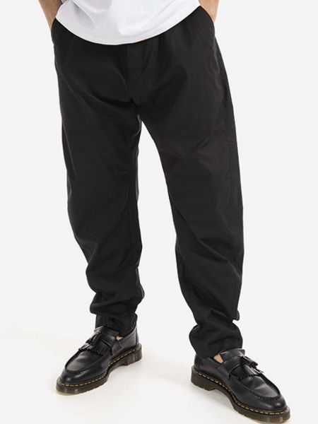 Βαμβακερό παντελόνι Tom Wood μαύρο