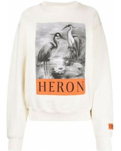 Sweter Heron Preston, biały