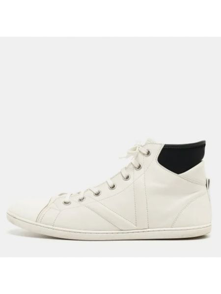 Sneakersy skórzane retro Louis Vuitton Vintage białe