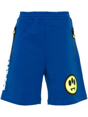 Pamučne kratke hlače s printom Barrow plava