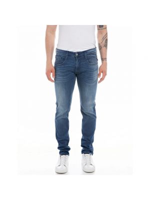 Slim fit skinny jeans Replay blau