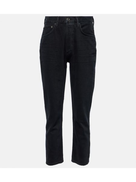 High waist skinny jeans Agolde schwarz