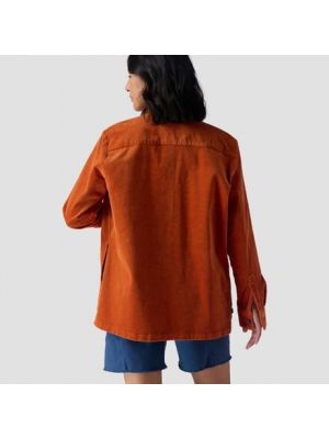 Вельветовая рубашка женская Stoic оранжевый