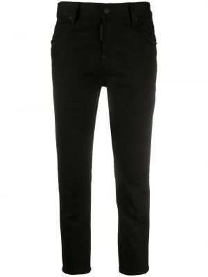 Trykt stretch jeans Dsquared2 svart