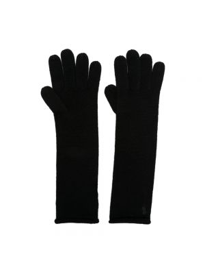 Rękawiczki Ralph Lauren czarne