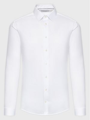 Риза slim Eton бяло