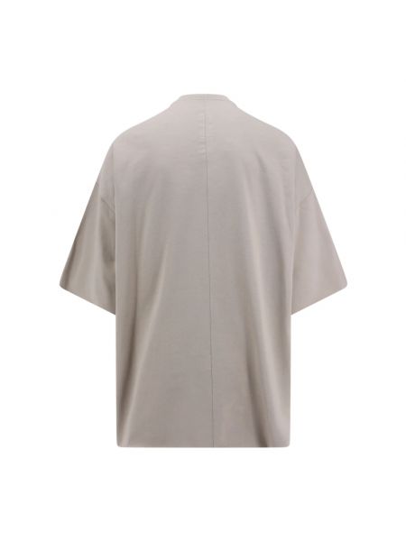 Oversize t-shirt mit rundem ausschnitt Rick Owens beige