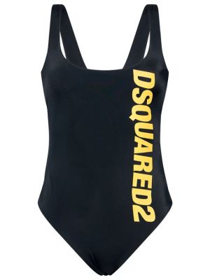 Jednodílné plavky Dsquared2 Underwear černé