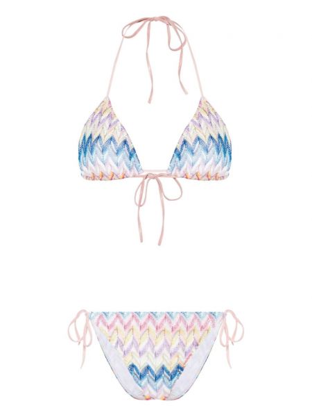 Bikini à imprimé Missoni