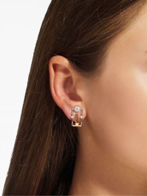 Boucles d'oreilles à boucle en or rose Yeprem