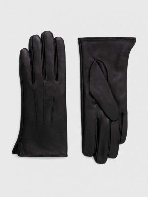 Kožené rukavice Answear Lab černé