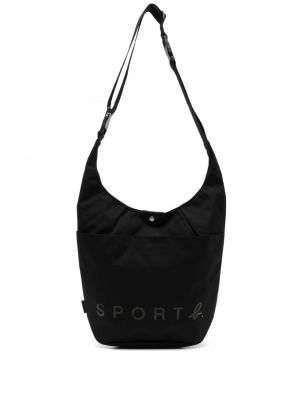 Спортна чанта с принт Sport B. By Agnès B. черно