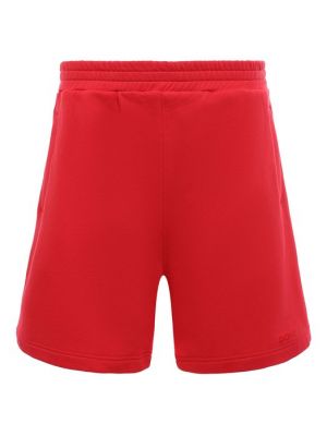 Хлопковые шорты Dondup красные