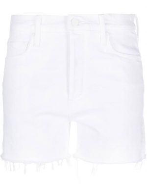 Jeans-shorts Mother hvit